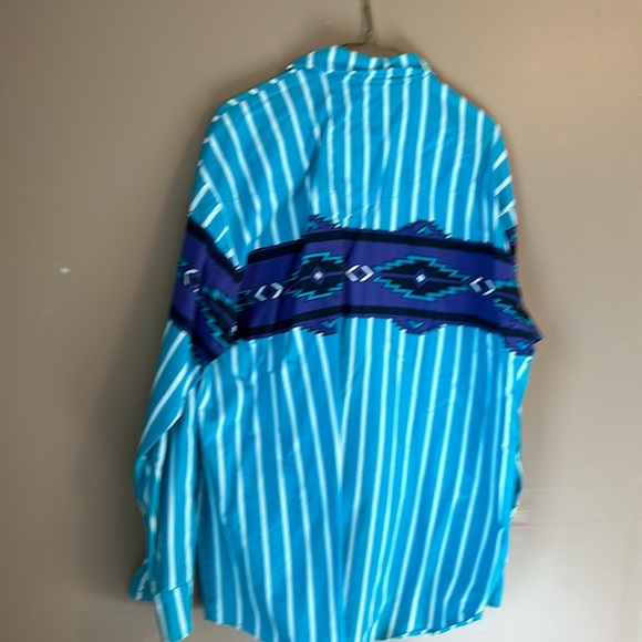 Vintage Roper Men’s Aztec L/S Button Down Western Shirt Size XL - Picture 2 of 9